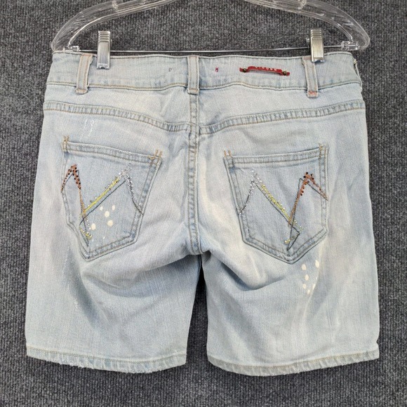 Vigoss Womens Jean Shorts Blue Size 9 Denim 5 Pocket Cotton Blend - Picture 3 of 16